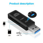 Load image into Gallery viewer, 2-in-1 Multi Functional USB 3.0 Card ReaderMicro SD TFMemoryCardReaderUSBFlashDrive CardreaderAdapter For PCLaptops Accessories
