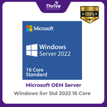 Load image into Gallery viewer, Microsoft Windows Server 2022 Standard (16 Core License Pack) (CSP) (Perpetual)