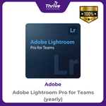 Load image into Gallery viewer, Adobe Lightroom Pro for Teams (Yearly)