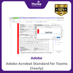 Load image into Gallery viewer, Adobe Acrobat Standard for Teams (Yearly)