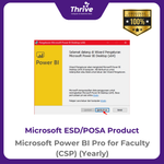 Load image into Gallery viewer, Microsoft Power BI Pro for Faculty (CSP) (Yearly)