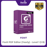 Load image into Gallery viewer, Foxit PDF Editor (Yearly) - Level 1 (1-9)