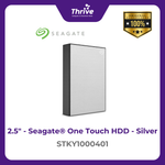 Load image into Gallery viewer, Seagate® One Touch HDD - Silver STKY1000401