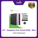 Load image into Gallery viewer, Seagate® One Touch HDD - Blue STKY1000402