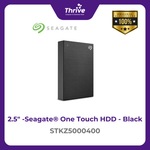 Load image into Gallery viewer, Seagate® One Touch HDD - Black STKZ5000400