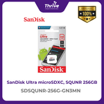 Load image into Gallery viewer, SanDisk Ultra microSDXC, SQUNR 256GB, C10, UHS-1, 100MB/s R, 3x5, 7Y