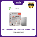 Load image into Gallery viewer, Seagate® One Touch SSD SPEEDX - Silver STKG500401