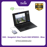 Load image into Gallery viewer, Seagate® One Touch SSD SPEEDX - Blue STKG2000402