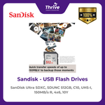 Load image into Gallery viewer, SanDisk Ultra SDXC, SDUNC 512GB, C10, UHS-I, 150MB/s R, 4x6, 10Y