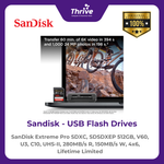 Load image into Gallery viewer, SanDisk Extreme Pro SDXC, SDSDXEP 512GB, V60, U3, C10, UHS-II, 280MB/s R, 150MB/s W, 4x6, Lifetime Limited