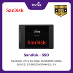 Load image into Gallery viewer, SanDisk Ultra 3D SSD, SDSSDH3-500G, 500GB, SR560/SW510MB/s, 5Y