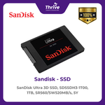 Load image into Gallery viewer, SanDisk Ultra 3D SSD, SDSSDH3-1T00, 1TB, SR560/SW520MB/s, 5Y