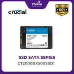 Load image into Gallery viewer, Crucial® BX500 2TB 3D NAND SATA 2.5-inch SSD