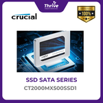 Load image into Gallery viewer, 2TB Crucial® MX500 SATA 2.5” 7mm (with 9.5mm adapter) SSD