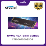 Load image into Gallery viewer, Crucial® T500 1TB PCIe Gen4 NVMe M.2 SSD with HEATSINK (Compatible with PS5) (PCIe Gen 4 x4)