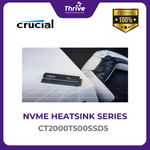 Load image into Gallery viewer, Crucial® T500 2TB PCIe Gen4 NVMe M.2 SSD with HEATSINK (Compatible with PS5) (PCIe Gen 4 x4)