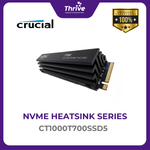 Load image into Gallery viewer, Crucial® T700 1TB PCIe Gen5 NVMe M.2 with Heatsink Micron 232-layer TLC NAND3