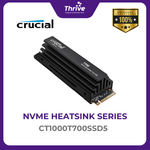 Load image into Gallery viewer, Crucial® T700 1TB PCIe Gen5 NVMe M.2 with Heatsink Micron 232-layer TLC NAND3