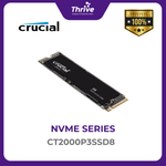 Load image into Gallery viewer, Crucial® P3 2000GB 3D NAND NVMe™ PCIe® M.2 SSD