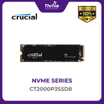 Load image into Gallery viewer, Crucial® P3 2000GB 3D NAND NVMe™ PCIe® M.2 SSD