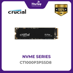 Load image into Gallery viewer, Crucial® P3 Plus 1000GB 3D NAND NVMe™ PCIe® M.2 SSD NVMe (PCIe Gen 4 x4)