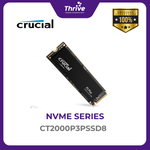 Load image into Gallery viewer, Crucial® P3 Plus 2000GB 3D NAND NVMe™ PCIe® M.2 SSD NVMe (PCIe Gen 4 x4)