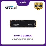 Load image into Gallery viewer, Crucial® P3 Plus 4000GB 3D NAND NVMe™ PCIe® M.2 SSD NVMe (PCIe Gen 4 x4)