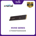 Load image into Gallery viewer, Crucial® T500 1TB PCIe Gen4 NVMe M.2 SSD Micron 232-layer TLC NAND non heatsink
