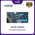 Load image into Gallery viewer, Crucial® T500 1TB PCIe Gen4 NVMe M.2 SSD Micron 232-layer TLC NAND non heatsink