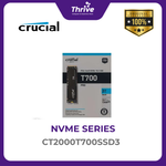 Load image into Gallery viewer, Crucial® T700 2TB PCIe Gen5 NVMe M.2 SSD (non-heatsink)