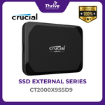 Load image into Gallery viewer, Crucial® X9 2TB Portable SSD USB 3.2 Gen-2 (10Gb/s)