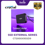 Load image into Gallery viewer, Crucial® X9 2TB Portable SSD USB 3.2 Gen-2 (10Gb/s)