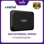 Load image into Gallery viewer, Crucial® X9 4TB Portable SSD USB 3.2 Gen-2 (10Gb/s)