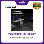 Load image into Gallery viewer, Crucial® X9 Pro 1TB Portable SSD USB 3.2 Gen-2 (10Gb/s)