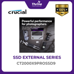 Load image into Gallery viewer, Crucial® X9 Pro 2TB Portable SSD USB 3.2 Gen-2 (10Gb/s)