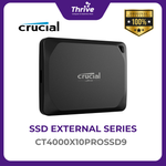 Load image into Gallery viewer, Crucial X10 Pro 4TB Portable SSD USB 3.2 Gen-2 2x2 Type-C to Type-C USB cable (20Gb/s)