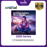 Load image into Gallery viewer, Crucial® P310 2TB PCIe Gen4 2230 NVMe M.2 SSD