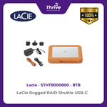 Load image into Gallery viewer, LaCie Rugged RAID Shuttle USB-C 8TB STHT8000800