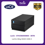 Load image into Gallery viewer, LaCie 2big RAID USB-C 36TB STHJ36000800