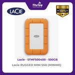 Load image into Gallery viewer, Lacie RUGGED MINI SSD (MINIME) 500GB STMF500400