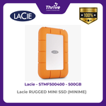 Load image into Gallery viewer, Lacie RUGGED MINI SSD (MINIME) 500GB STMF500400