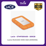 Load image into Gallery viewer, Lacie RUGGED MINI SSD (MINIME) 500GB STMF500400