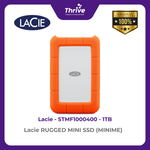 Load image into Gallery viewer, Lacie RUGGED MINI SSD (MINIME) 1TB STMF1000400