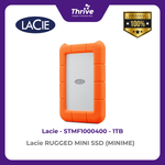 Load image into Gallery viewer, Lacie RUGGED MINI SSD (MINIME) 1TB STMF1000400