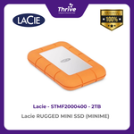 Load image into Gallery viewer, Lacie RUGGED MINI SSD (MINIME) 2TB STMF2000400