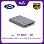 Load image into Gallery viewer, LaCie Mobile SSD Secure USB-C (Bolt Secure) 2TB STKH2000800