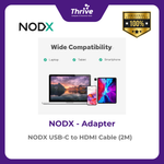 Load image into Gallery viewer, NODX USB-C to HDMI Cable (2M) - A05010