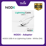 Load image into Gallery viewer, NODX USB-A to Lightning Cable - White (1M) - K01011