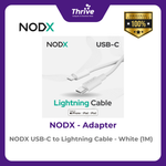 Load image into Gallery viewer, NODX USB-C to Lightning Cable - White (1M) - K02011