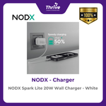 Load image into Gallery viewer, NODX Spark Lite 20W Wall Charger - White - C20011